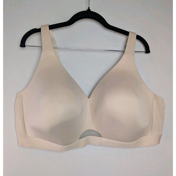 Cacique Other - Cacique Bra 48DDD Lightly Lined No-Wire Beige Tan Lane Bryant Wireless Plus Size